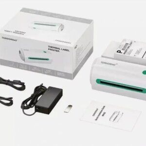 NWT TORDORDAY USB Thermal Label Printer 4x6inch